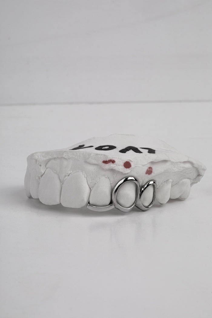 2 Fenêtres + Barre - Grillz 3 Dents Yell Lab