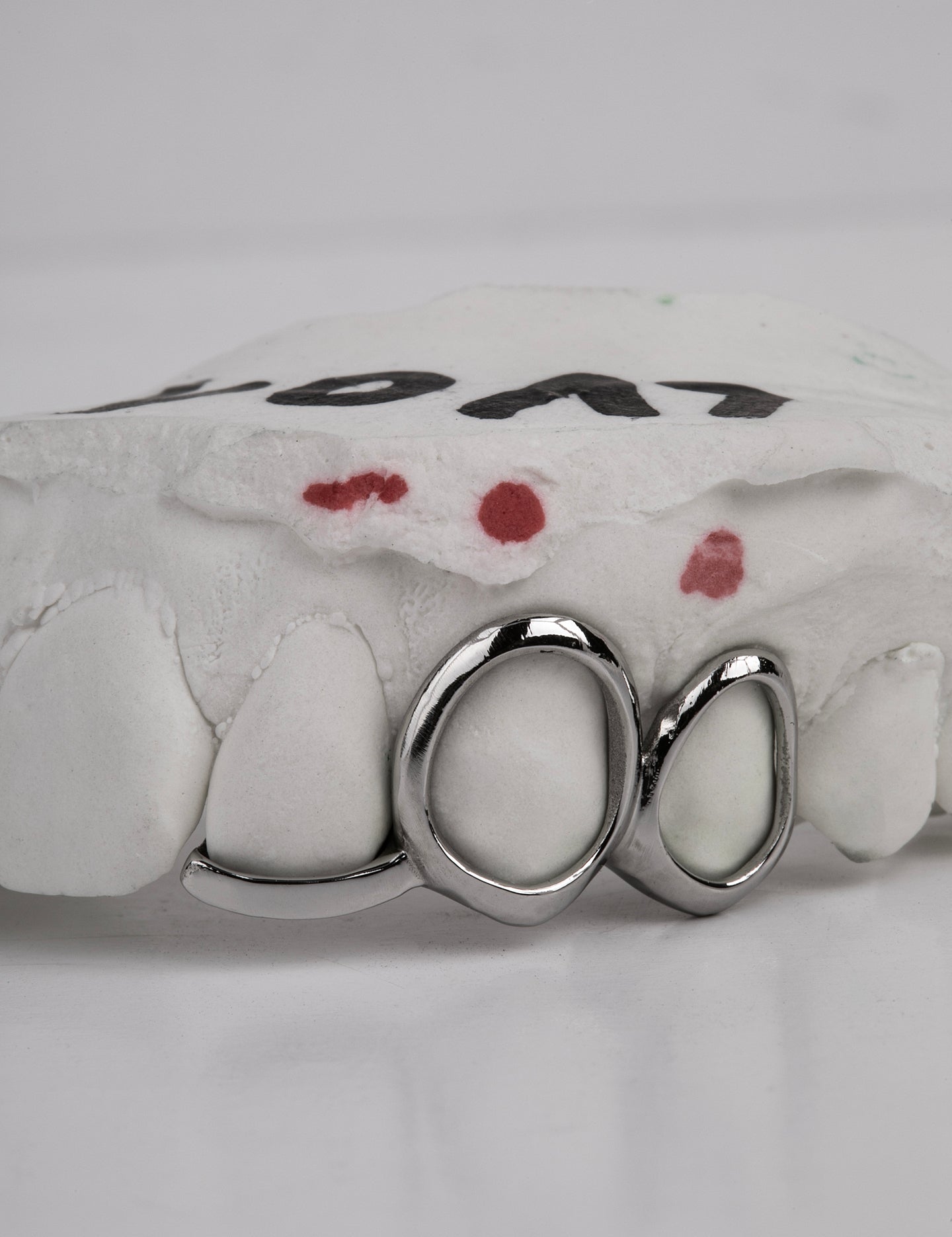 grillz 3 dents contour argent — Yell Lab Paris