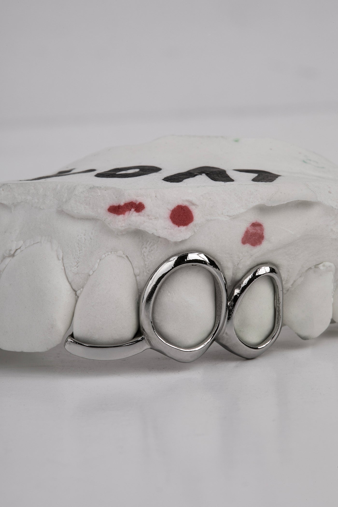 grillz 3 dents contour argent — Yell Lab Paris